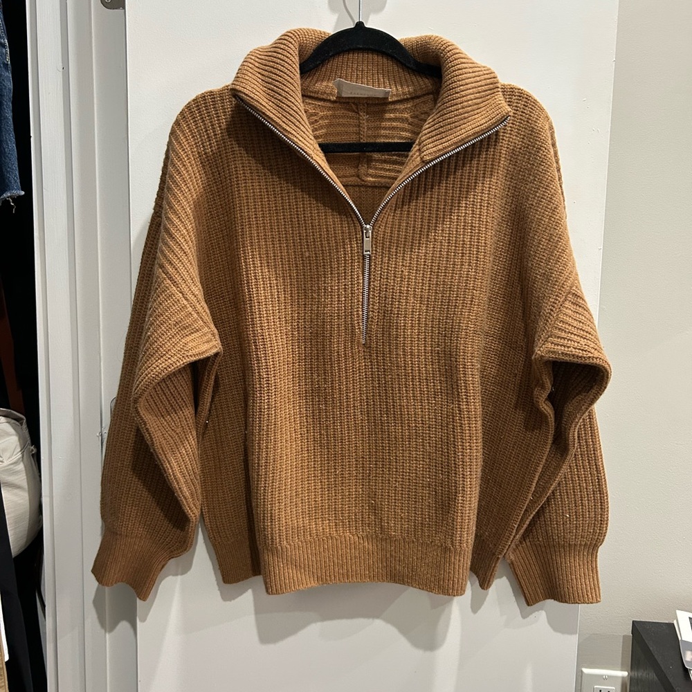 Everlane Women’s Half-Zip Sweater Merino Wool